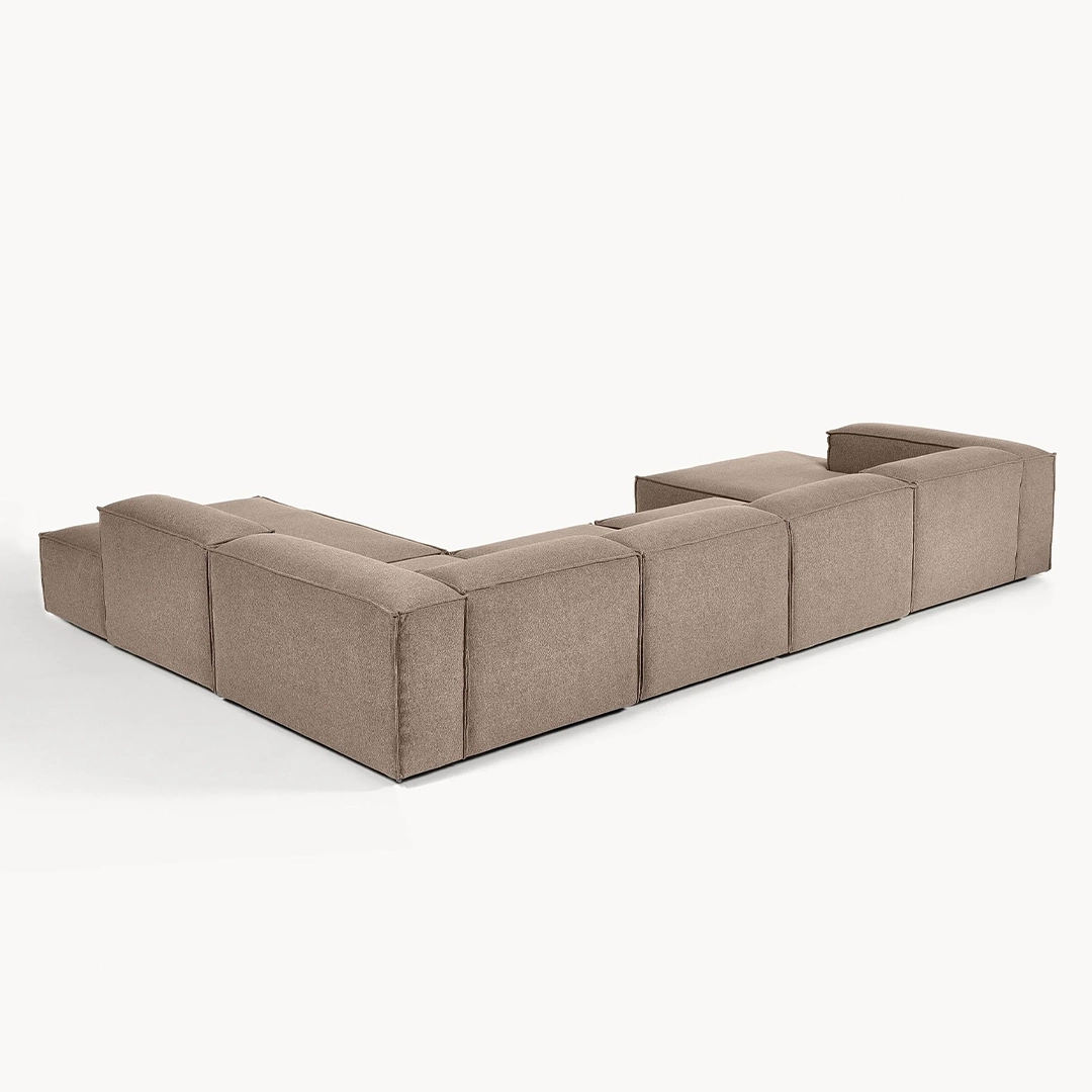 Lego Çift Uzanmalı U Modüler Köşe Koltuk Takımı